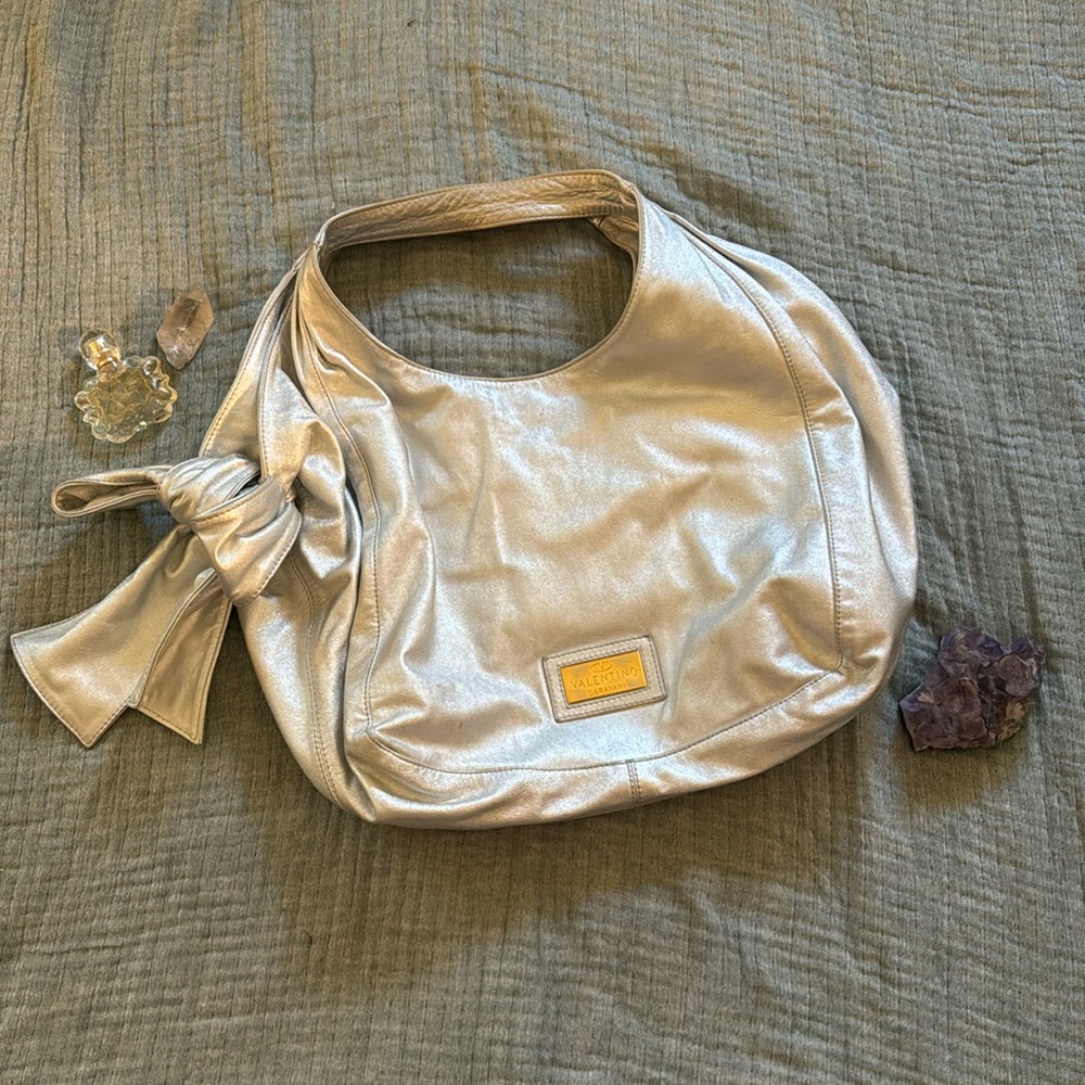 Valentino Garavani hobo/shoulder silver bag